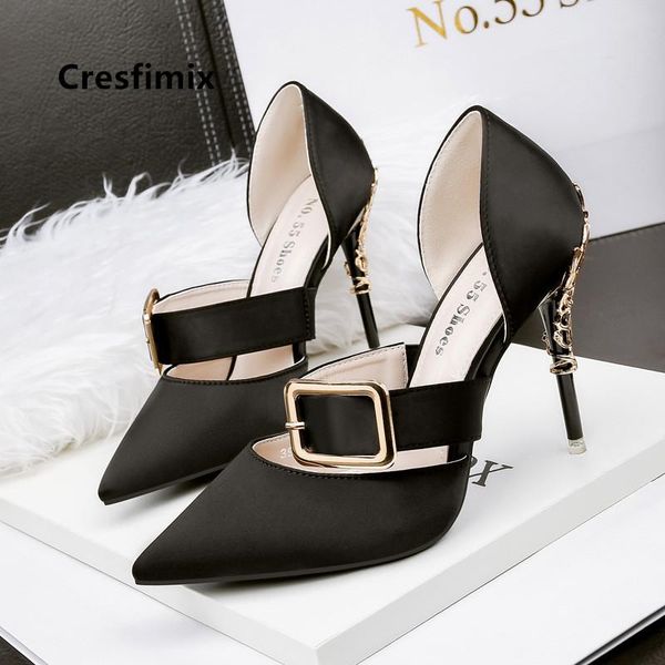 dress shoes szpilki damskie ladies casual black slip on heel women red party pumps female cool g2562