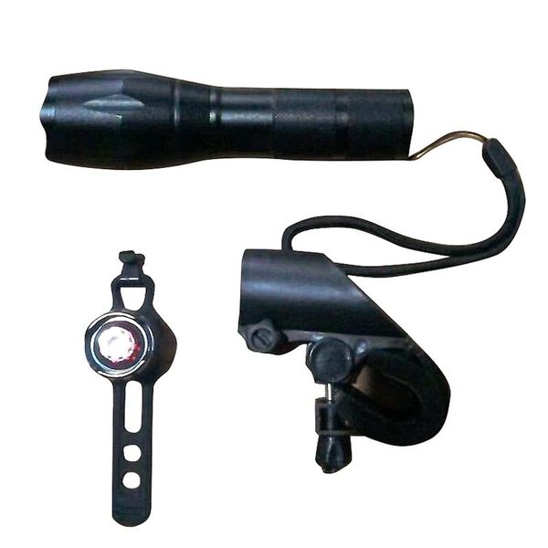 bike lights abzb-bicycle front rear t6 bicycle flashlights -lc02 bracket