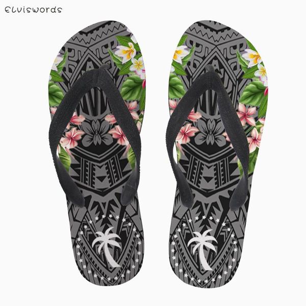 elviswords fashion women flip flops polynesia frangipani chuuk women's flats soft summer slippers for ladies flipflops, Black
elviswords fashion women flip flops polynesia frangipani chuuk women's flats soft summer slippers for ladies flipflops, Black