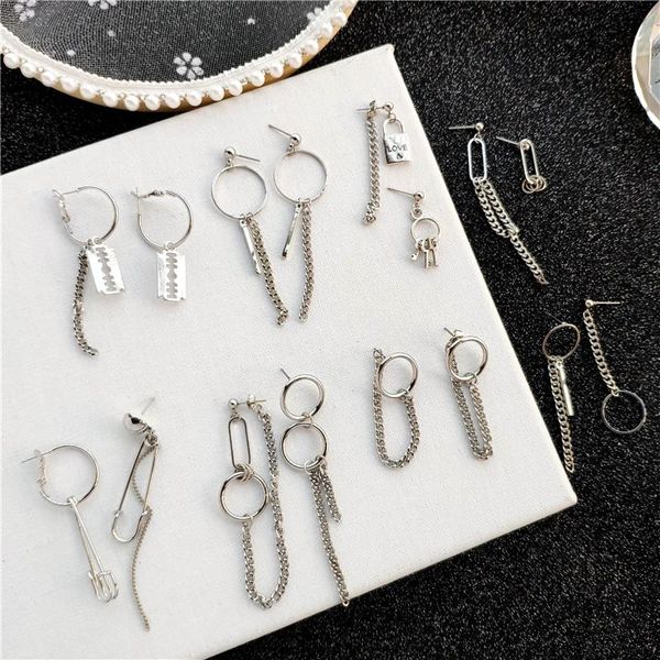 dangle & chandelier simple geometric round heart chain tassel drop earrings for women minimalist blade pin shape female pendant gifts, Silver
dangle & chandelier simple geometric round heart chain tassel drop earrings for women minimalist blade pin shape female pendant gifts, Silver