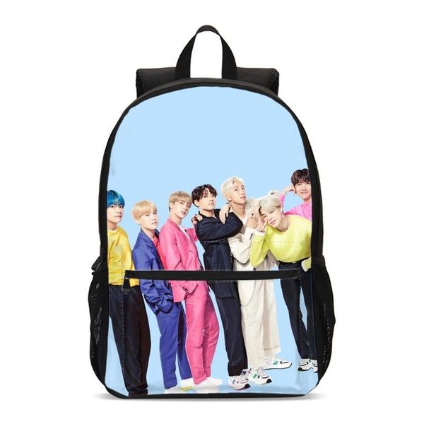 backpack fashion korean boy-band prints school for teenager girls lovely students bags large lapshoulder bag
backpack fashion korean boy-band prints school for teenager girls lovely students bags large lapshoulder bag