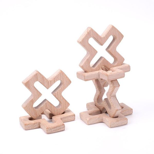 4pcs natural wood cross shape teether wooden baby teether toy safe newborn kids teething toys baby shower gift 339c3
4pcs natural wood cross shape teether wooden baby teether toy safe newborn kids teething toys baby shower gift 339c3