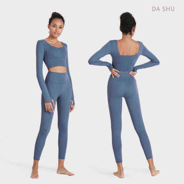 women's t-shirt autumn and winter yoga suit back long sleeve t fitns running sports breathable yoga two piece set, White
women's t-shirt autumn and winter yoga suit back long sleeve t fitns running sports breathable yoga two piece set, White
