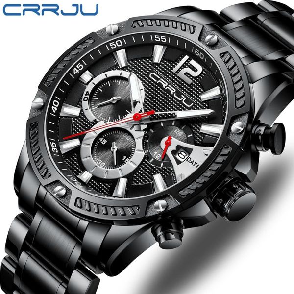 wristwatches 2021 brand crrju fashion mens watches luxury waterproof stainless steel quartz watch luminous chorongraph relogio masculino, Slivery;brown
wristwatches 2021 brand crrju fashion mens watches luxury waterproof stainless steel quartz watch luminous chorongraph relogio masculino, Slivery;brown