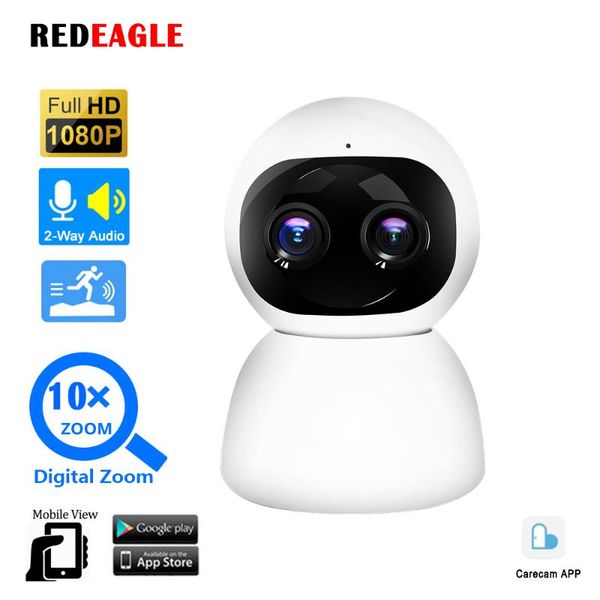 cameras redeagle 10x zoom1080p ptz dual lens wireless wifi ip camera 2mp ai auto tracking face recognition indoor home security
cameras redeagle 10x zoom1080p ptz dual lens wireless wifi ip camera 2mp ai auto tracking face recognition indoor home security