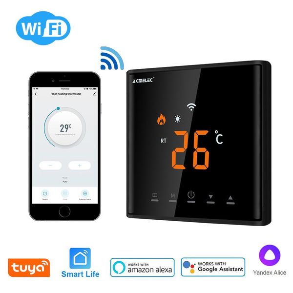 smart home control tuya floor heating wifi thermostat for electric/water/gas boiler room temperature remote controller google home\aleax
smart home control tuya floor heating wifi thermostat for electric/water/gas boiler room temperature remote controller google home\aleax