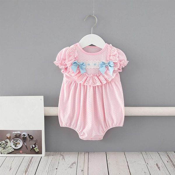 rompers baby bodysuits cute girls clothes born infant jumpsuit summer outfits pink with 2 bows 0-2y, Blue
rompers baby bodysuits cute girls clothes born infant jumpsuit summer outfits pink with 2 bows 0-2y, Blue