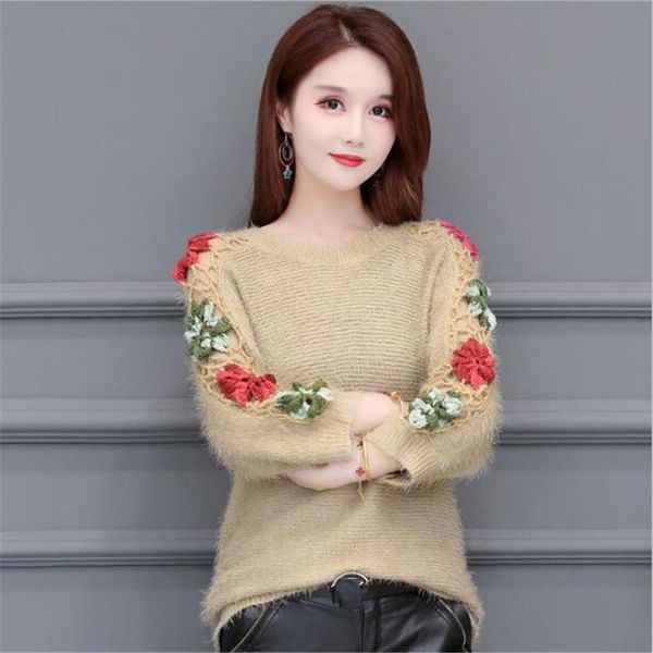 women's sweaters autumn pullover sweater women 2021 o-neck long sleeve hollow flowers fashion knitted blouson outer wear, White;black
women's sweaters autumn pullover sweater women 2021 o-neck long sleeve hollow flowers fashion knitted blouson outer wear, White;black