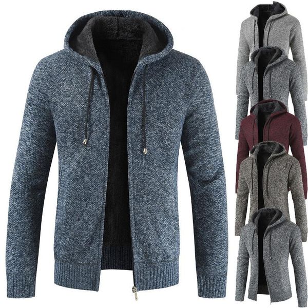 men's sweaters autumn winter sweater men fashion hooded collar fleece warm cardigan masculino sueter -xxxl, White;black
men's sweaters autumn winter sweater men fashion hooded collar fleece warm cardigan masculino sueter -xxxl, White;black