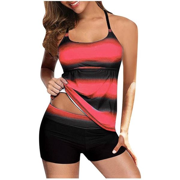 women's swimwear women bikini summer bikinis strappy back tankini set two piece swimsuits swimdress bañadores mujer, White;black
women's swimwear women bikini summer bikinis strappy back tankini set two piece swimsuits swimdress bañadores mujer, White;black