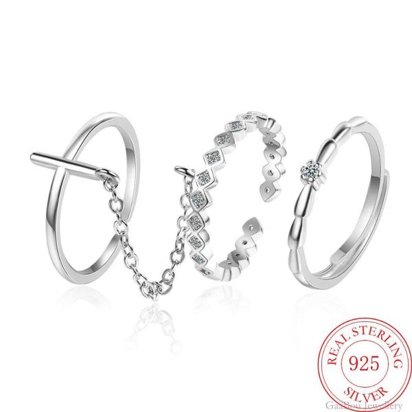 sterling silver 3pcs adjustable open finger rings for women girls wedding dorp anelli fine party jewelry cluster, Golden;silver
sterling silver 3pcs adjustable open finger rings for women girls wedding dorp anelli fine party jewelry cluster, Golden;silver