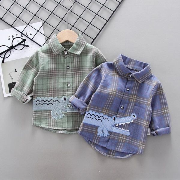 spring autumn boy shirt cartoon toddler shirts plaid cotton boys clothes casual outfit kids children clothing, White;black
spring autumn boy shirt cartoon toddler shirts plaid cotton boys clothes casual outfit kids children clothing, White;black