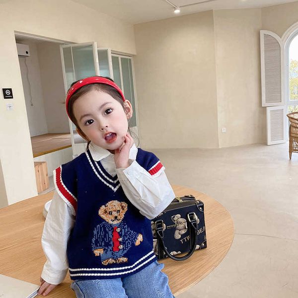 girls bear kintting vest jacket for toddler 1-6yrs springs sweater waist coat baby clothing 210529, Camo
girls bear kintting vest jacket for toddler 1-6yrs springs sweater waist coat baby clothing 210529, Camo