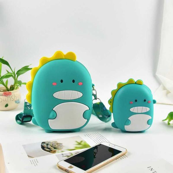 children bag, baby one shoulder crossbar, 2021 spring and summer new silicone dinosaur foreign style cute cartoon small zero wallet, Black
children bag, baby one shoulder crossbar, 2021 spring and summer new silicone dinosaur foreign style cute cartoon small zero wallet, Black