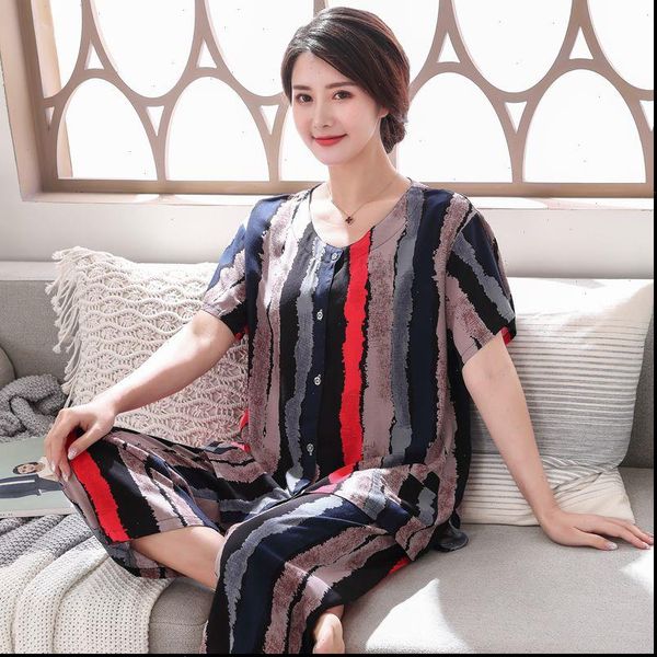 arrival cotton pajamas set summer women sleepwear thin floral 2 pieces casual homewear female pyjamas plus size 3xl, Black;red
arrival cotton pajamas set summer women sleepwear thin floral 2 pieces casual homewear female pyjamas plus size 3xl, Black;red