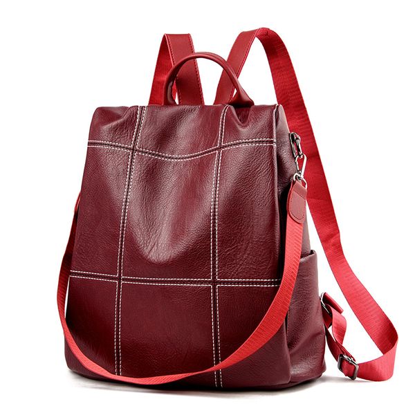 women bagpack soft pu leather fashion backpack school bags for teenage girls double shoulder travel bag pack sac a dos softback
women bagpack soft pu leather fashion backpack school bags for teenage girls double shoulder travel bag pack sac a dos softback