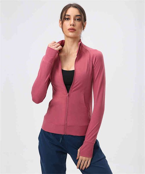 lulu fitness women jacket sports front zipper high neck long sleeve thumb socket yoga coat moisture wicking
lulu fitness women jacket sports front zipper high neck long sleeve thumb socket yoga coat moisture wicking