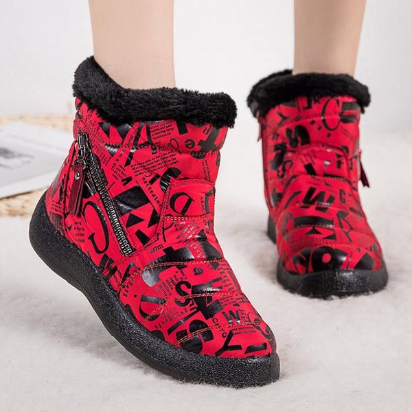boots women 2021 fashion brand winter printing zipper ankle botas mujer keep warm snow for shoes woman, Black
boots women 2021 fashion brand winter printing zipper ankle botas mujer keep warm snow for shoes woman, Black