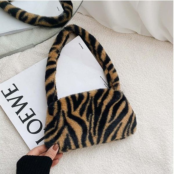 evening bags winter vintage zebra pattern shoulder underarm bag female plush autumn handbag soft warm fur tote purse for lady
evening bags winter vintage zebra pattern shoulder underarm bag female plush autumn handbag soft warm fur tote purse for lady