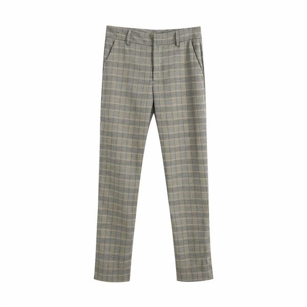 grey plaid women straight pants autumn fashion lady stylish long vintage female elegant zipper girls chic 210427, Black;white
grey plaid women straight pants autumn fashion lady stylish long vintage female elegant zipper girls chic 210427, Black;white