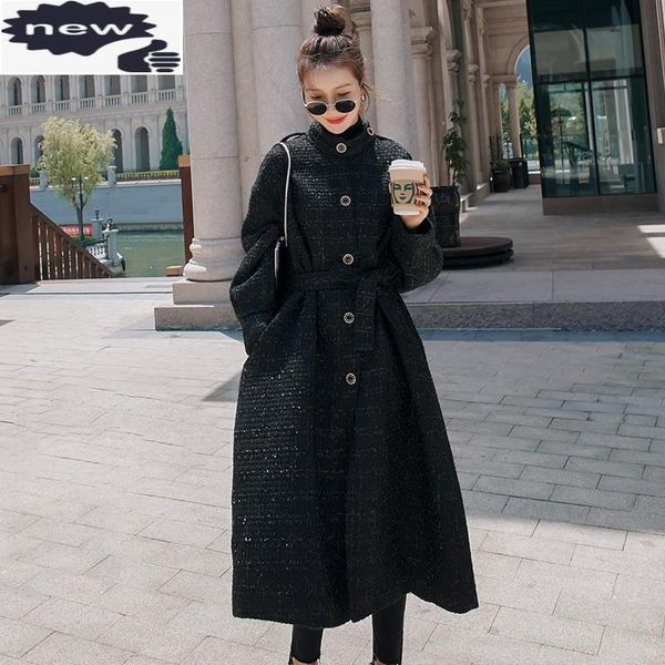 women's trench coats high street winter stand collar tweed women design shiny sashes a-line long coat vintage single breasted female ov, Tan;black
women's trench coats high street winter stand collar tweed women design shiny sashes a-line long coat vintage single breasted female ov, Tan;black