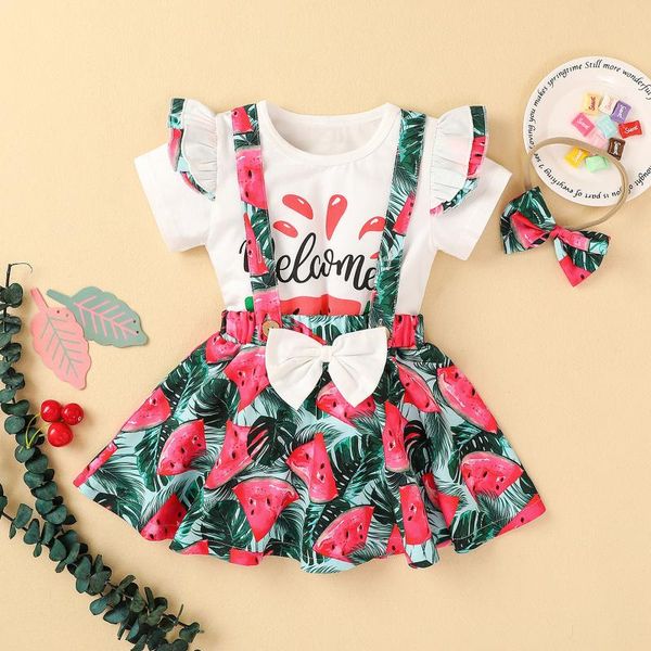 born baby girl clothes set short sleeve letter t shirt fruit floral suspender skirt outfits casual infant girls clothing sets, White
born baby girl clothes set short sleeve letter t shirt fruit floral suspender skirt outfits casual infant girls clothing sets, White