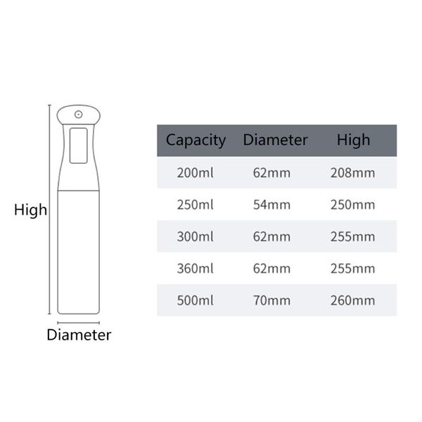 storage bottles & jars e7cf hairdressing spray bottle hair high pressure sprayer continuous
storage bottles & jars e7cf hairdressing spray bottle hair high pressure sprayer continuous