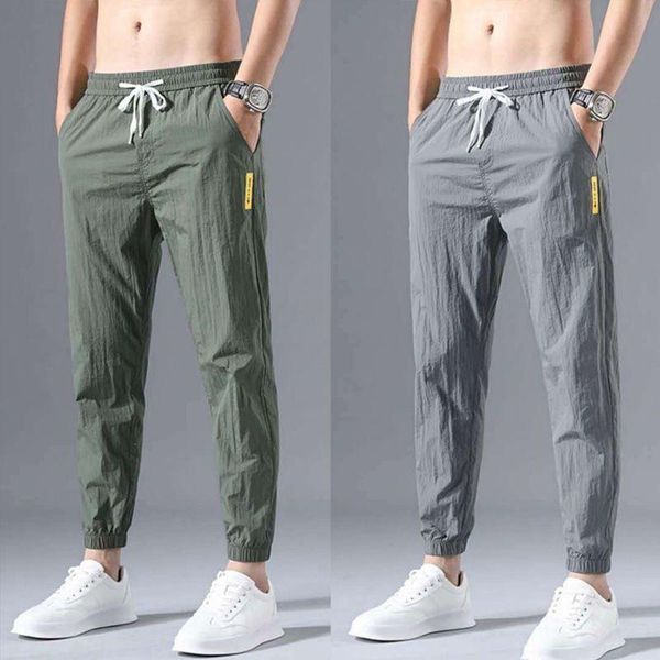 men's pants ice silk summer thin section trend all-match loose casual quick-drying harlan waist nine-point, Black
men's pants ice silk summer thin section trend all-match loose casual quick-drying harlan waist nine-point, Black