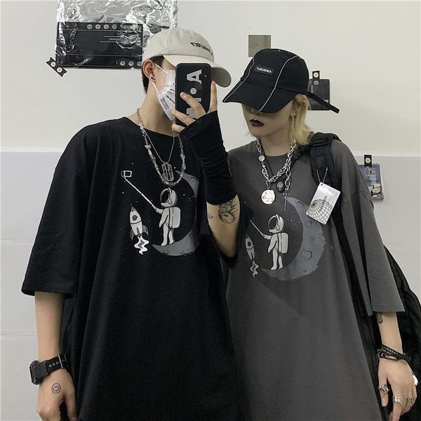 women's t-shirt korean astronaut cartoon woman tshirts oversized goth y2k aesthetic grunge clothes egirl punk vintage kpop streetwear c, White
women's t-shirt korean astronaut cartoon woman tshirts oversized goth y2k aesthetic grunge clothes egirl punk vintage kpop streetwear c, White