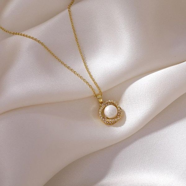 pendant necklaces vsnow elegant bling circle pearl necklace for women fairy rhinestone wind chain jewellery wholesale, Silver
pendant necklaces vsnow elegant bling circle pearl necklace for women fairy rhinestone wind chain jewellery wholesale, Silver