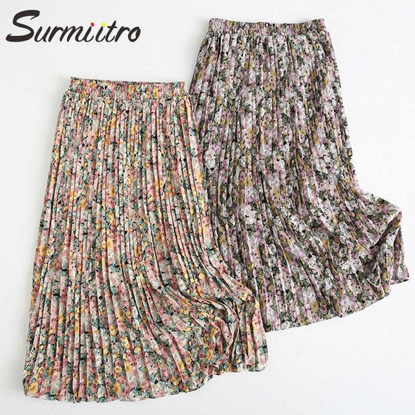 surmiitro long pleated skirt women spring summer korean elegant purple floral high waist sun school maxi skirt female 210712, Black
surmiitro long pleated skirt women spring summer korean elegant purple floral high waist sun school maxi skirt female 210712, Black