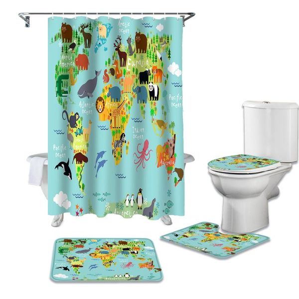 shower curtains animal cartoon print curtain bathtub decor rug waterproof bathroom toilet cover mat set
shower curtains animal cartoon print curtain bathtub decor rug waterproof bathroom toilet cover mat set
