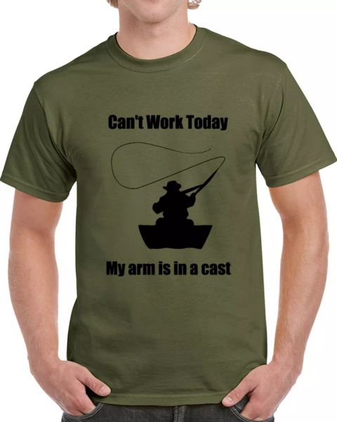Can't Work Today My Arm is in A Cast T-Shirt Funny Fishing Tee A Great Gift Tee, White;black
Can't Work Today My Arm is in A Cast T-Shirt Funny Fishing Tee A Great Gift Tee, White;black