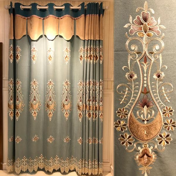 curtain & drapes atmosphere villa modern simple high grade living room bedroom bay window shading embroidered screen
curtain & drapes atmosphere villa modern simple high grade living room bedroom bay window shading embroidered screen