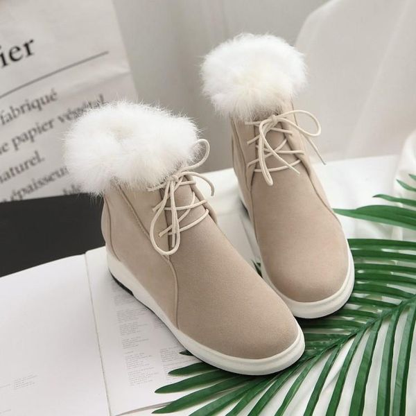 boots big size women shoes ankle for ladies cross binding increases the volume, Black
boots big size women shoes ankle for ladies cross binding increases the volume, Black