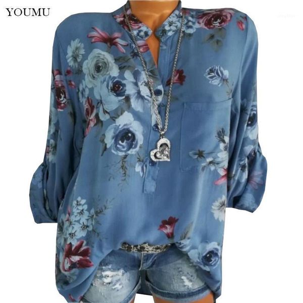 women chiffon floral printed shirt v-neck long sleeve button blouse plus size s-5xl summer streetwear fashion 224-192 women's blouses, White
women chiffon floral printed shirt v-neck long sleeve button blouse plus size s-5xl summer streetwear fashion 224-192 women's blouses, White