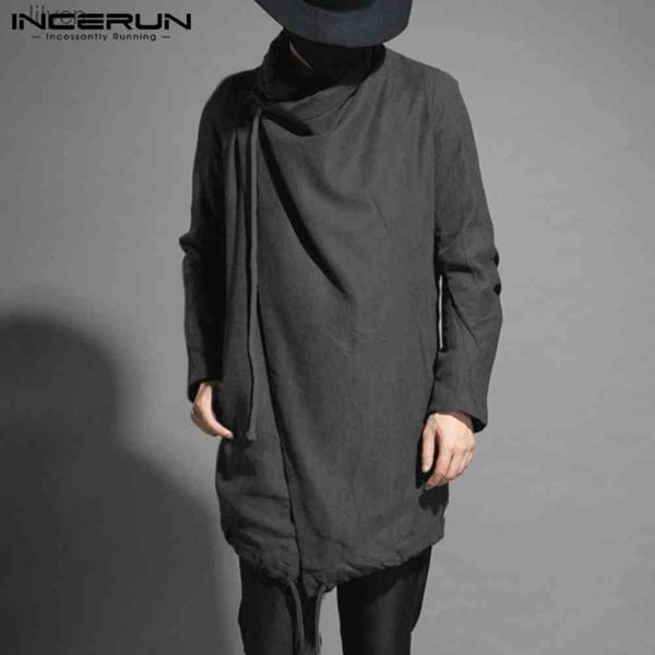 mens cloak coat solid color fashion streetwear irregular trench button long sleeve mens outerwear windbreaker s-5xl incerun, Tan;black
mens cloak coat solid color fashion streetwear irregular trench button long sleeve mens outerwear windbreaker s-5xl incerun, Tan;black