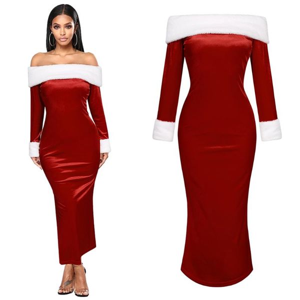 casual dresses women formal party dress autumn winter christmas elegant ladies slash neck long sleeve skinny split, Black;gray
casual dresses women formal party dress autumn winter christmas elegant ladies slash neck long sleeve skinny split, Black;gray