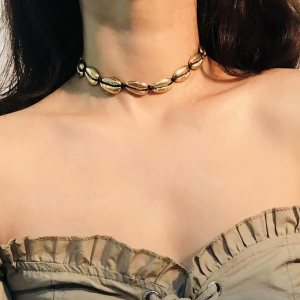bohemian fashion necklace personality wild style accessories handmade alloy shell female birthday anniversary gift chokers, Golden;silver
bohemian fashion necklace personality wild style accessories handmade alloy shell female birthday anniversary gift chokers, Golden;silver