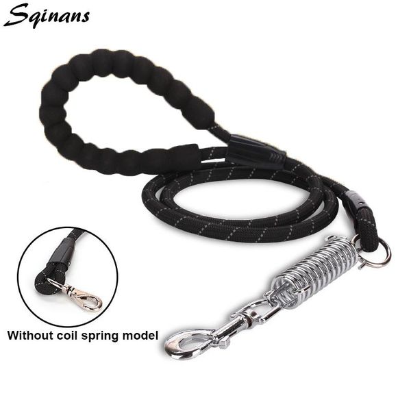 dog collars & leashes sqinans eva nylon leash night safety reflective walking for large dogs traction rope with/without spring 1.5m long
dog collars & leashes sqinans eva nylon leash night safety reflective walking for large dogs traction rope with/without spring 1.5m long