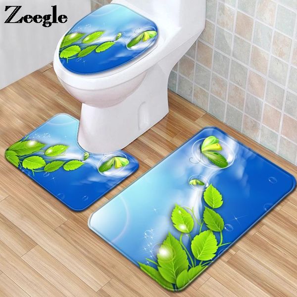 zeegle anti-slip toilet mat for bathroom home decoration bath waterproof seat cover and absorbent floor rug set mats
zeegle anti-slip toilet mat for bathroom home decoration bath waterproof seat cover and absorbent floor rug set mats