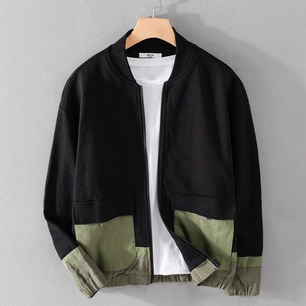 men's jackets 622 spring autumn knitted cargo jacket loose outdoor sport casual retro color patchwork fashion urban stand collar simple, Black;brown
men's jackets 622 spring autumn knitted cargo jacket loose outdoor sport casual retro color patchwork fashion urban stand collar simple, Black;brown