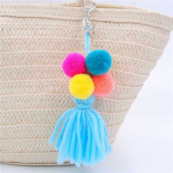 1pc Pompom Keyring Bag Charms Blue Tassel Keychains For Women Boho Blue Jewelry Party
1pc Pompom Keyring Bag Charms Blue Tassel Keychains For Women Boho Blue Jewelry Party