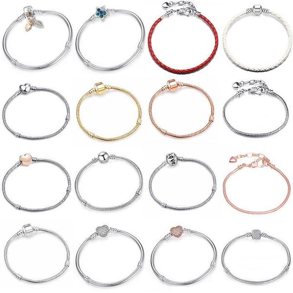 charm bracelets 40 style silver-plated and leather cord basic chains brand snake chain men women diy bracelet jewelry1, Golden;silver
charm bracelets 40 style silver-plated and leather cord basic chains brand snake chain men women diy bracelet jewelry1, Golden;silver