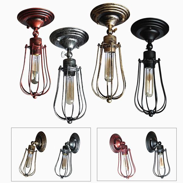wall lamp vintage e27 bulb iron industrial bar cafe hall balcony loft lights(without bulb)
wall lamp vintage e27 bulb iron industrial bar cafe hall balcony loft lights(without bulb)