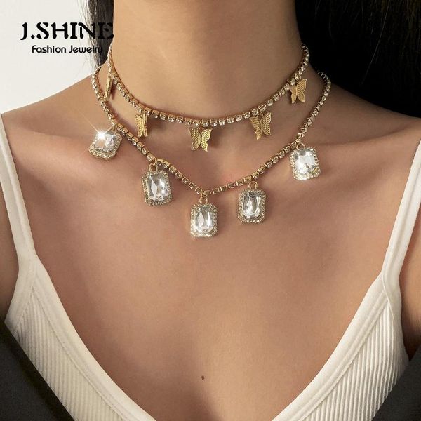 jshine trendy iced out butterfly choker necklaces for women tennis chain pendant crystal square korean fashion jewelry chains, Silver
jshine trendy iced out butterfly choker necklaces for women tennis chain pendant crystal square korean fashion jewelry chains, Silver