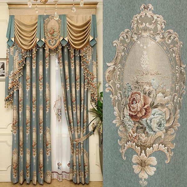curtain & drapes 2021 european style thick chenille jacquard embossed embroidered curtains for living dining room bedroom
curtain & drapes 2021 european style thick chenille jacquard embossed embroidered curtains for living dining room bedroom