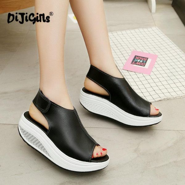dress shoes bigsweety summer women sandals platform wedges leather swing peep toe casual walk flats drop, Black
dress shoes bigsweety summer women sandals platform wedges leather swing peep toe casual walk flats drop, Black