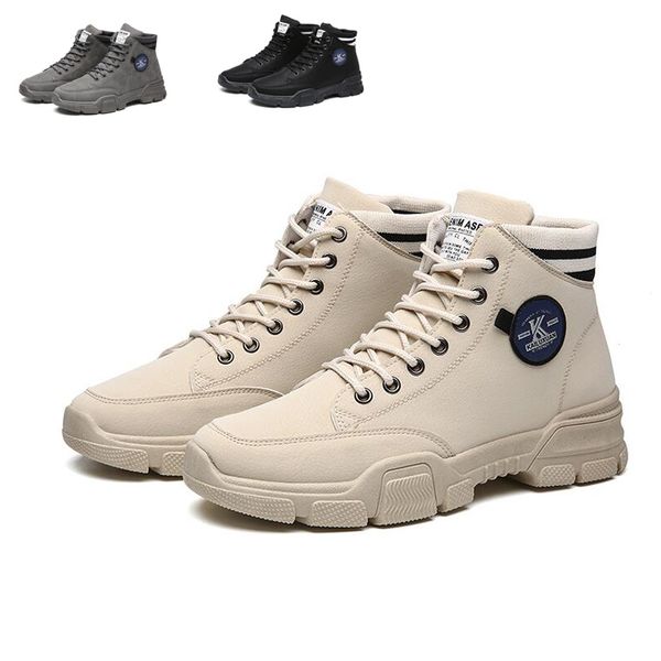2021 new men leather boots designer autumn winter street fashion casual shoes man short desert boots, Black
2021 new men leather boots designer autumn winter street fashion casual shoes man short desert boots, Black