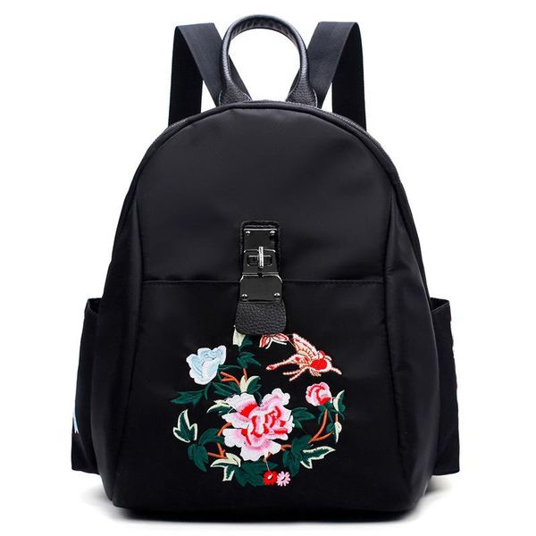 backpack trendy women's bag embroidered double shoulder lady peony oxford cloth national style convenient beautiful
backpack trendy women's bag embroidered double shoulder lady peony oxford cloth national style convenient beautiful